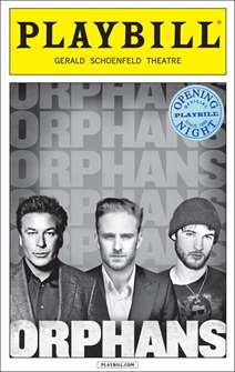 Orphans Limited Edition Official Opening Night Playbill 